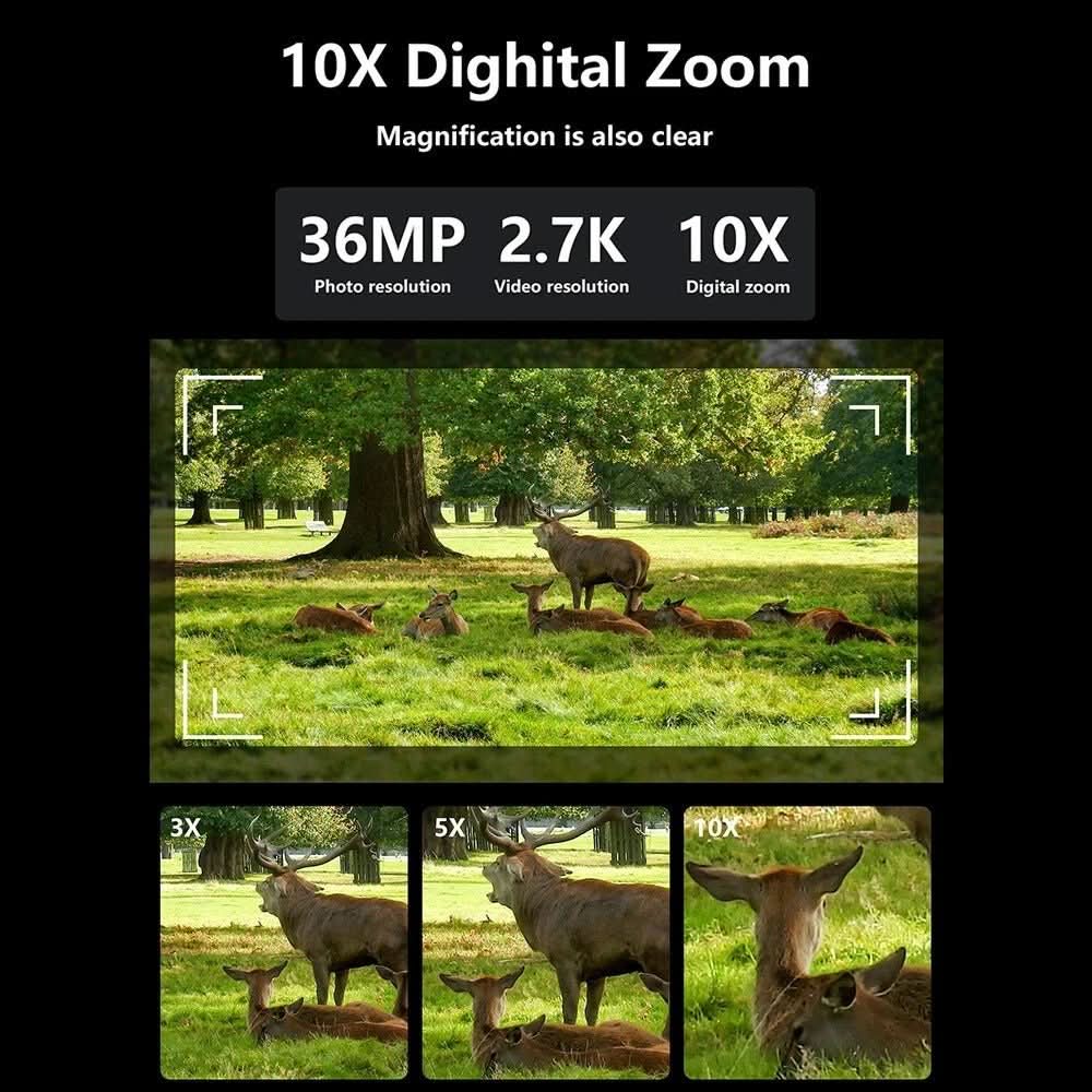 NightSight Pro Binoculars: 300m Range with Recording Feature