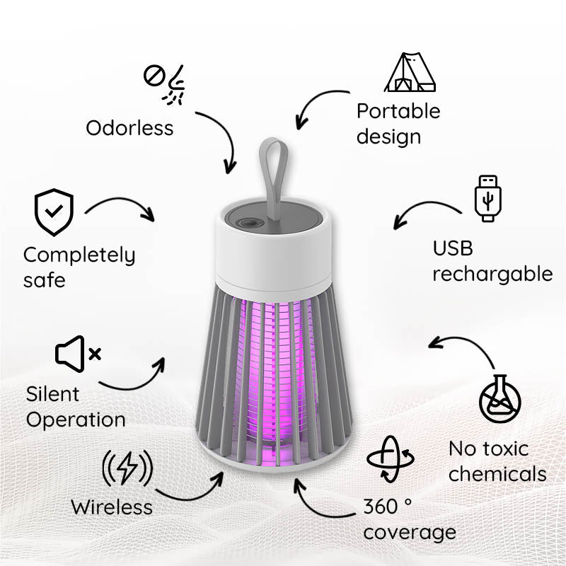 Rechargeable Portable Lamp with USB for Insect Repellent