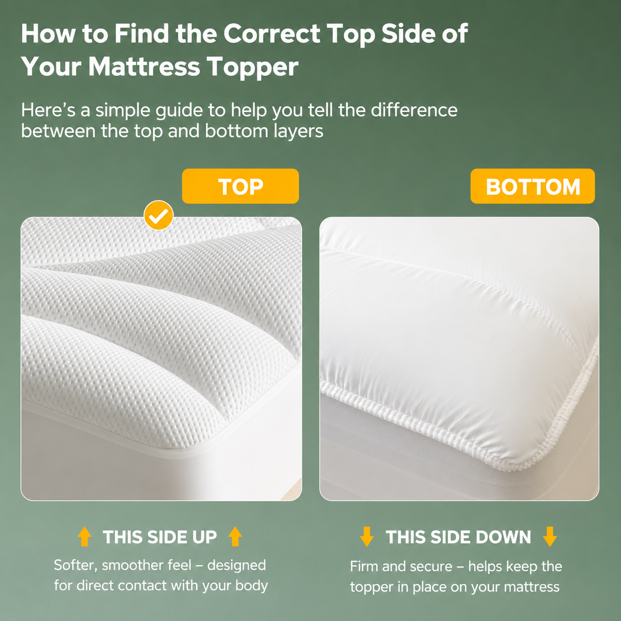 Queen Mattress Topper – Extra Thick Cooling Pad with Soft Tencel Blend for Back Pain Relief