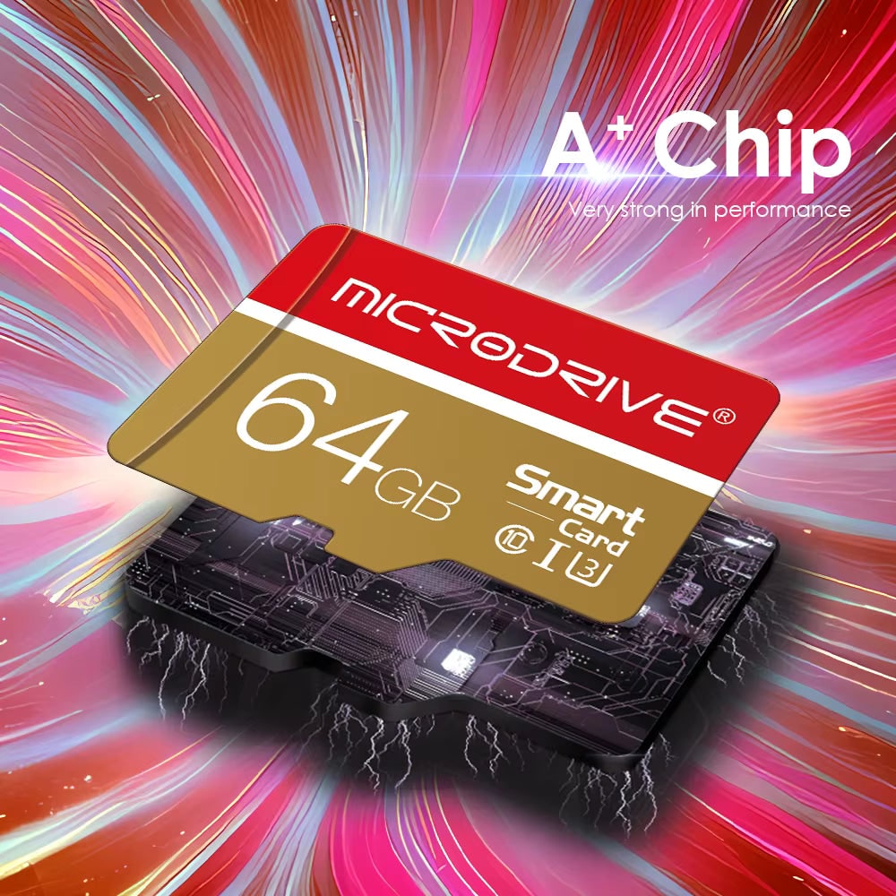 Ultra-Fast Memory Card with Class 10 Storage: 8GB to 256GB