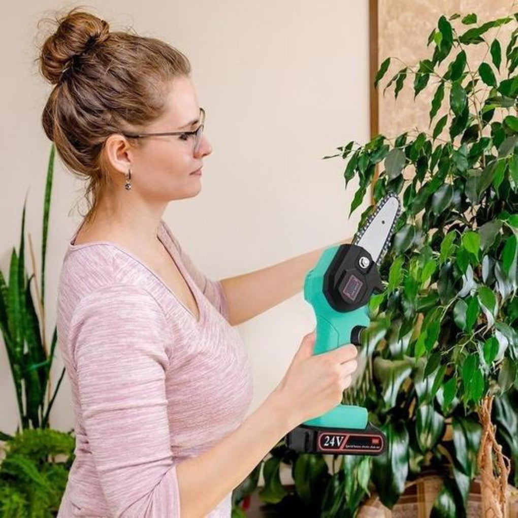 Compact Rechargeable Electric Pruner for Effortless Trimming