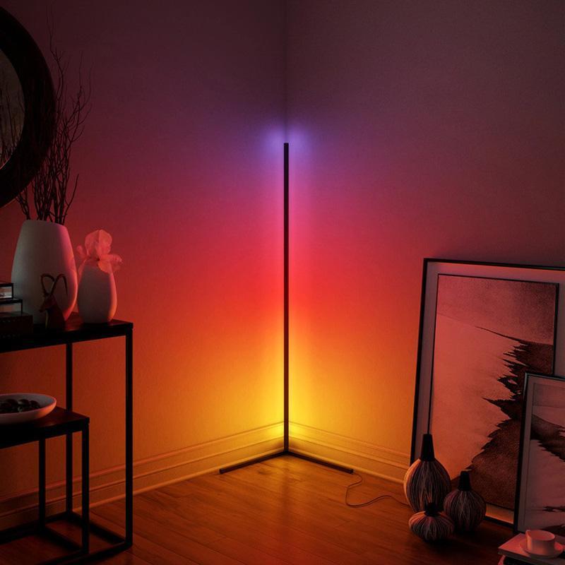 Minimalist LED Corner Floor Lamp: Illuminate Your Space with Elegance