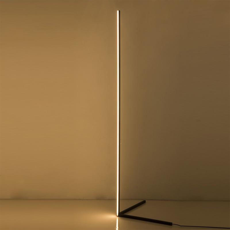 Minimalist LED Corner Floor Lamp: Illuminate Your Space with Elegance