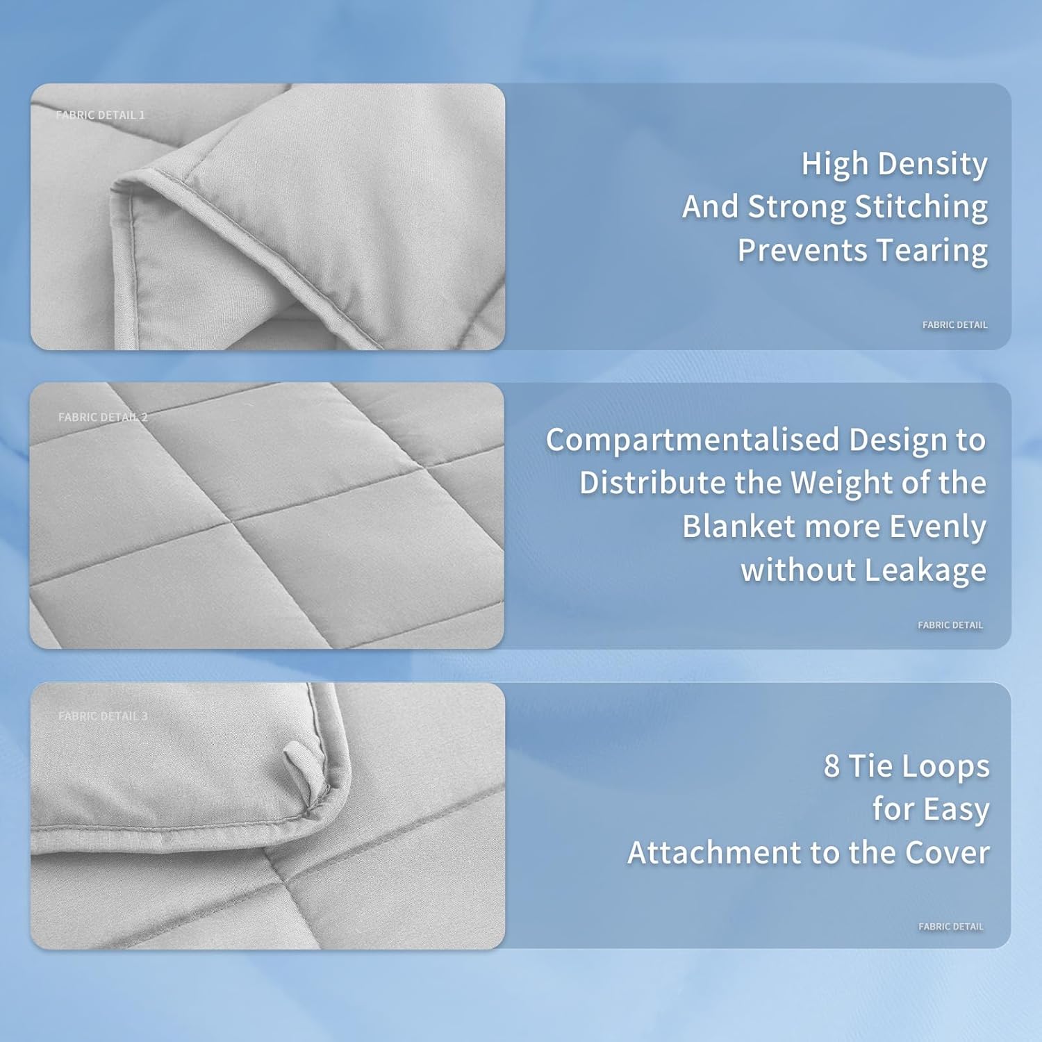 Cooling Microfiber Weighted Blanket for Year-Round Comfort and Relaxation