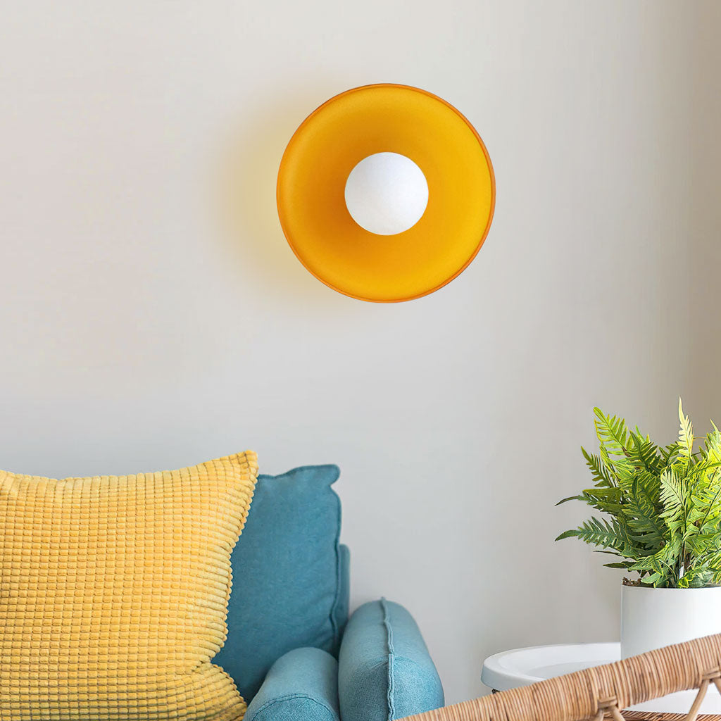 Taavita Glass Disc Ceiling Light/Wall Light