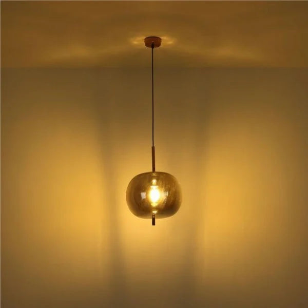 Elegant Aura Hanging Light with Customizable Glass Shades