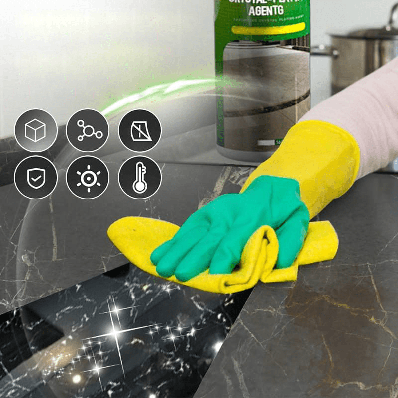 Set of 2 Stone Sealants – Glossy Finish for Marble, Granite, and More