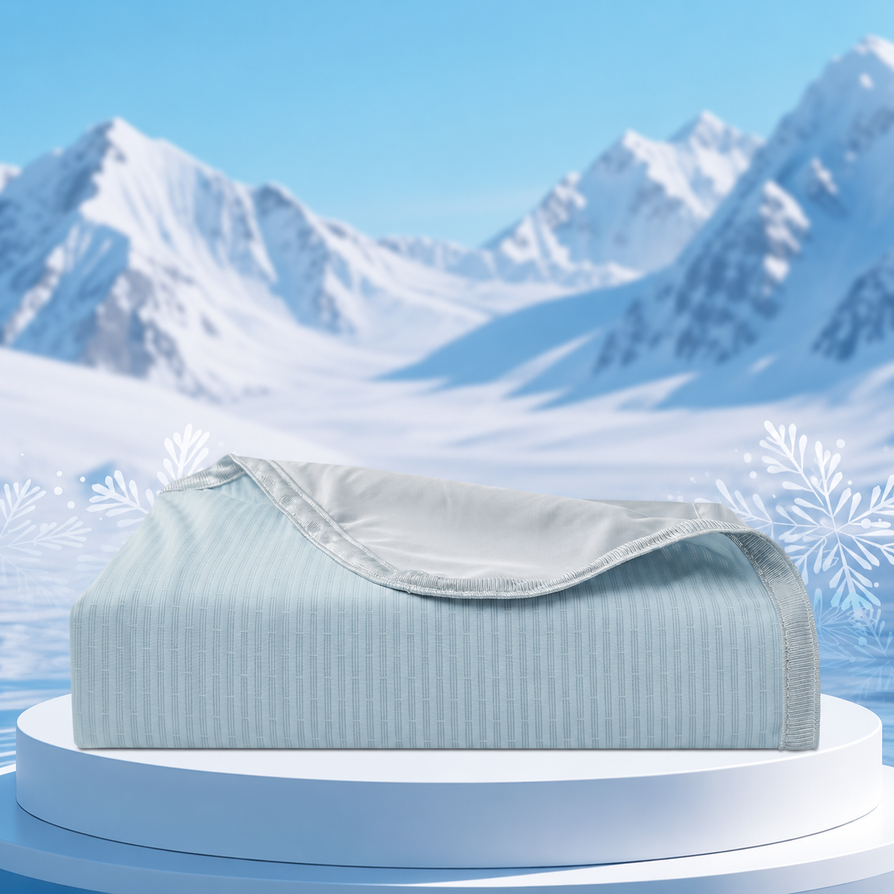 Lightweight Cooling Blanket – Breathable Dual-Sided Throw for Night Sweats