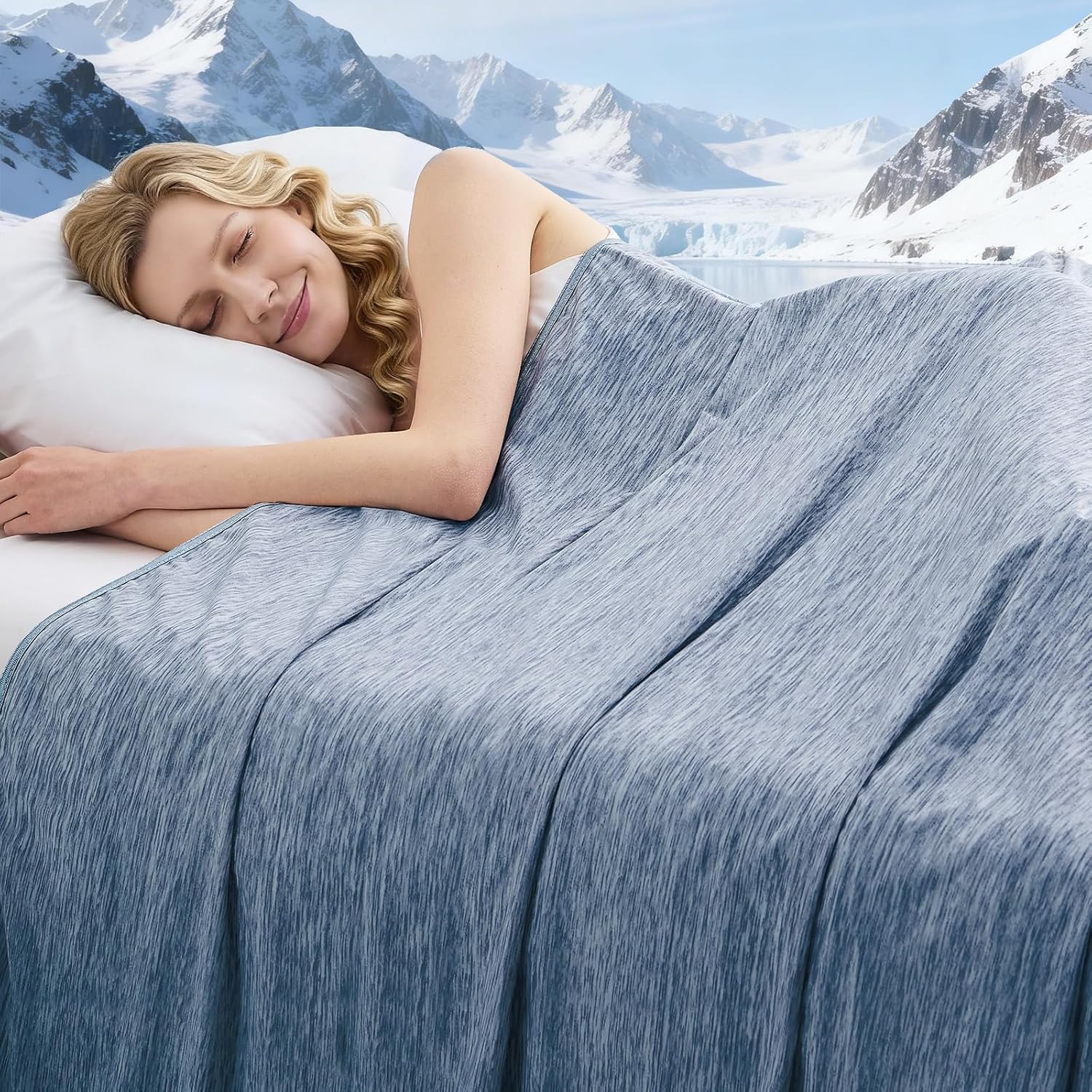 Lightweight Cooling Blanket – Breathable Soft Fabric for Warm Sleepers