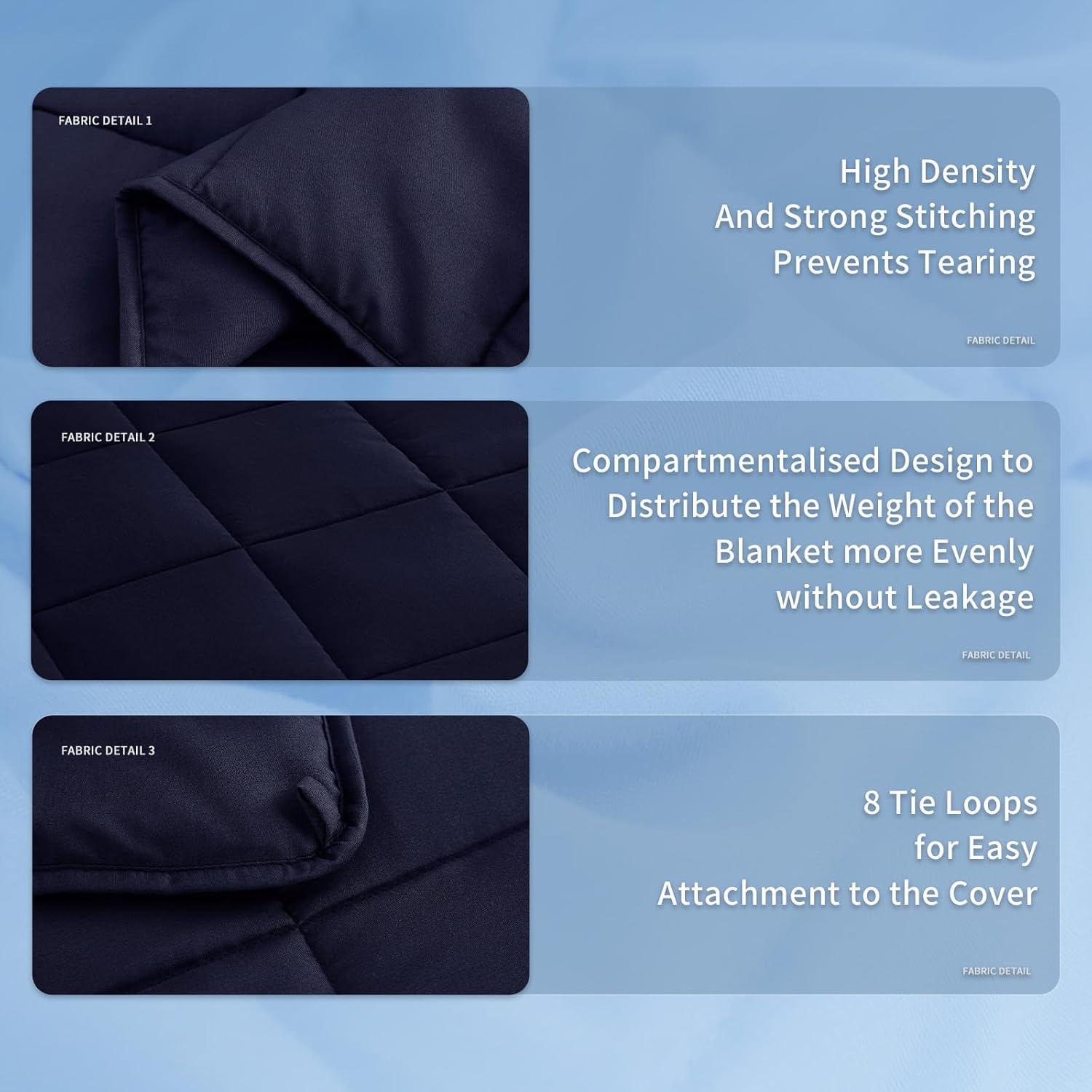 Cooling Microfiber Weighted Blanket for Year-Round Comfort and Relaxation