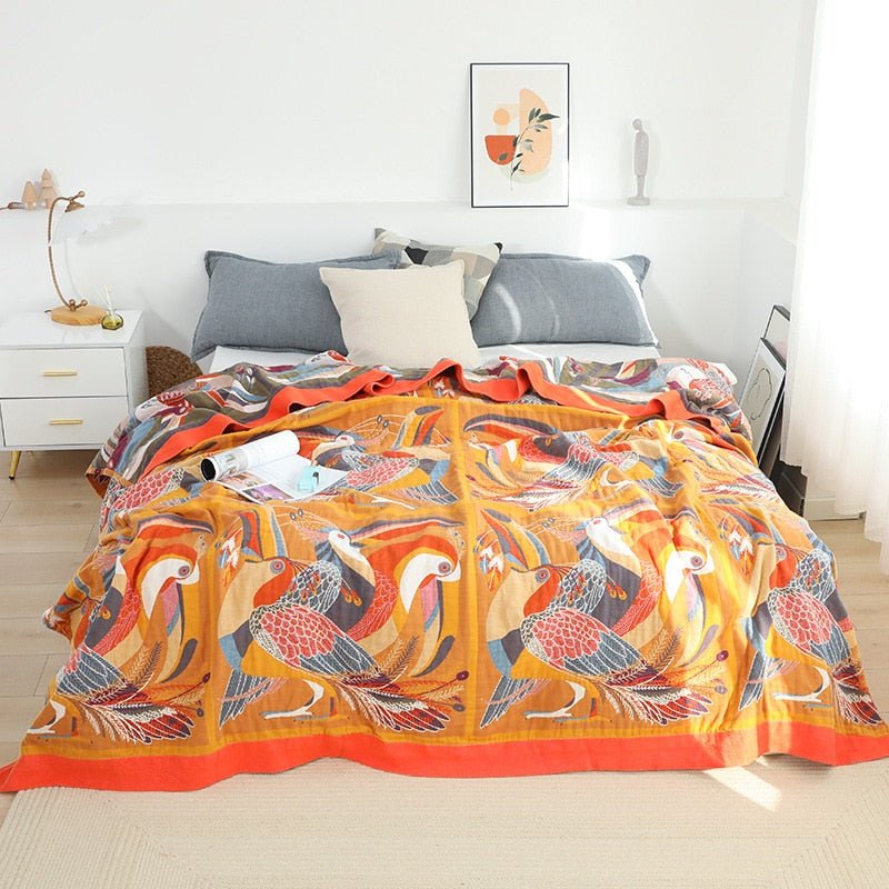 Taavita Cotton Throw Blanket