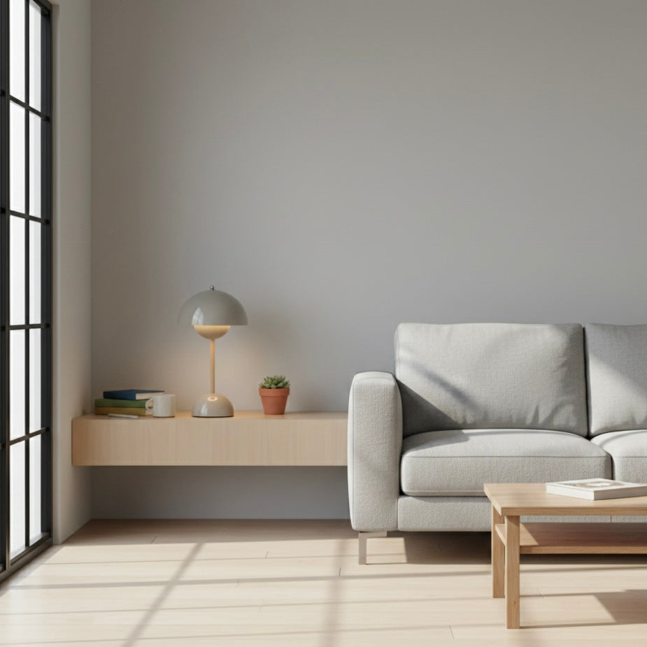 Scandinavian Table Lamp with Dimming Feature