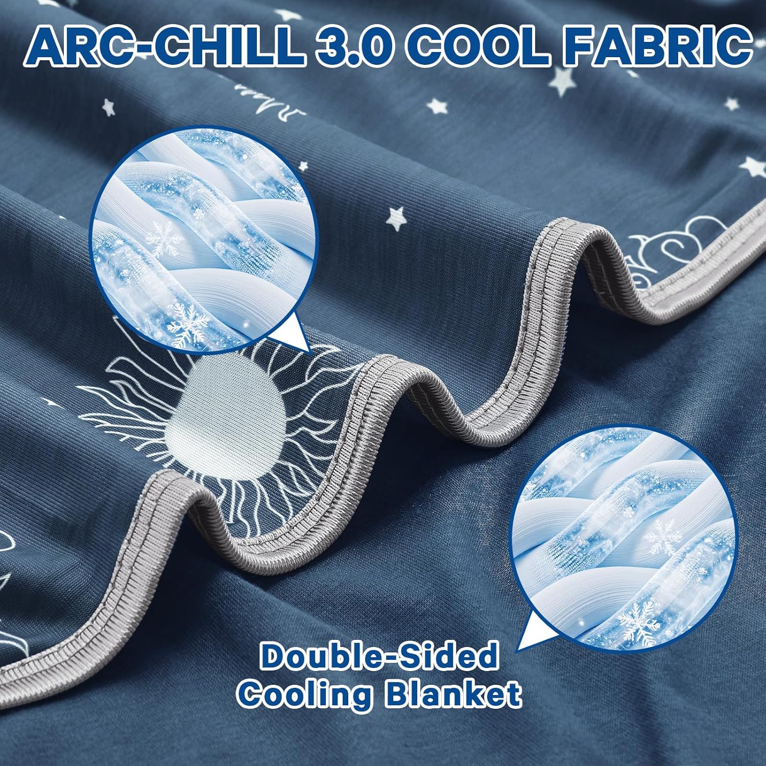 Lightweight Summer Cooling Blanket – Reversible Fabric for Travel and Comfort