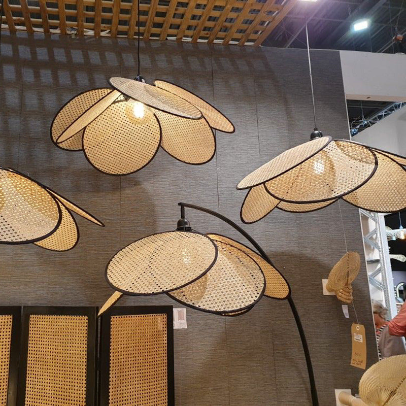 Taavita Rattan Floor Lamp
