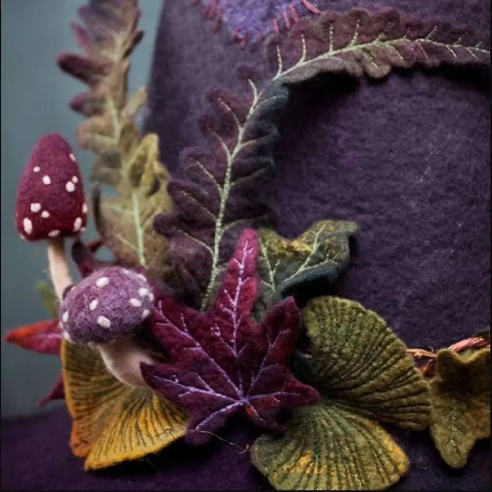 Enchanting Artisan Witch Hat for Spooky Celebrations
