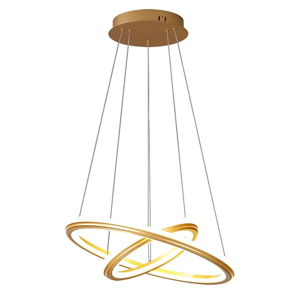 2-Light LED Taavita Chandeliers Circle-Shaped Hanging Ceiling Lights