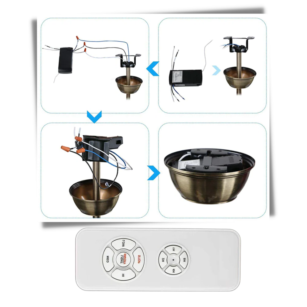 Remote Control for Universal Ceiling Fans