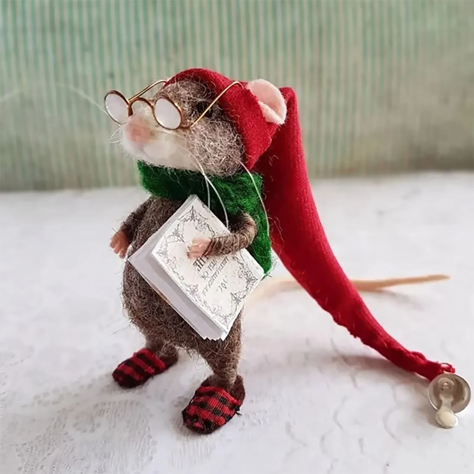 DIY Craft Kit for Adorable Handmade Needle Felted Mouse
