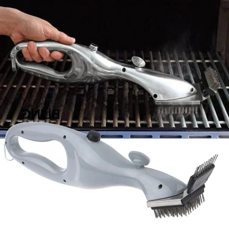 Outdoor BBQ Cleaning Brush with Steam for Charcoal Grills