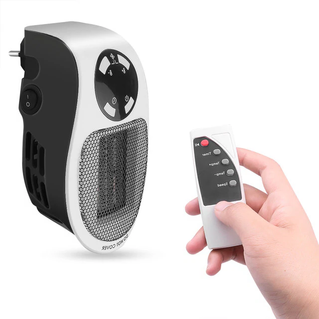 Compact 500W Electric Heater for Portable Use