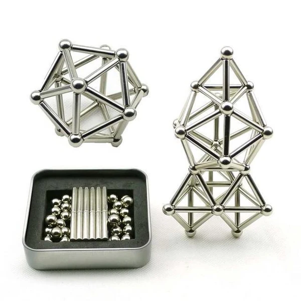 Building Toys Set with Magnetic Balls and Sticks for Creativity
