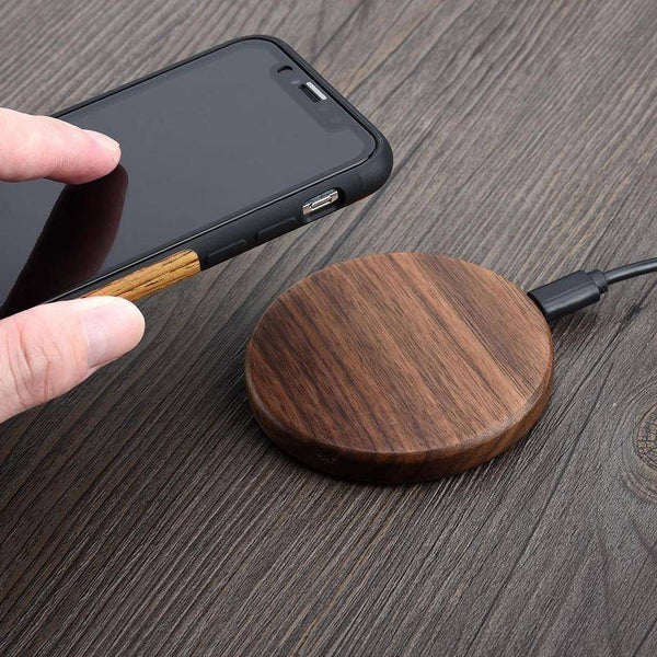 Wooden Wireless Charger for Quick Charging