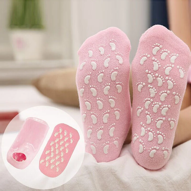 Spa Gel Lined Moisturizing Foot Socks