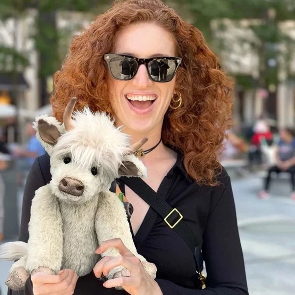 Handcrafted Plush Toy of Highland Cattle from Scotland