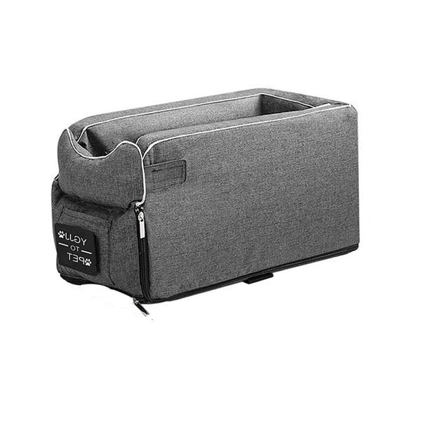 Travel Bag for Small Dogs and Cats - Pet Car Seat with Armrest Safety