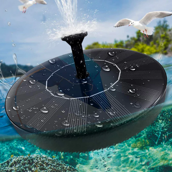 Garden Fountain Pump Powered by Solar Energy