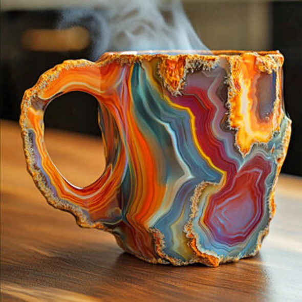 Mineral Crystal Coffee Cups - Stylish Drinkware