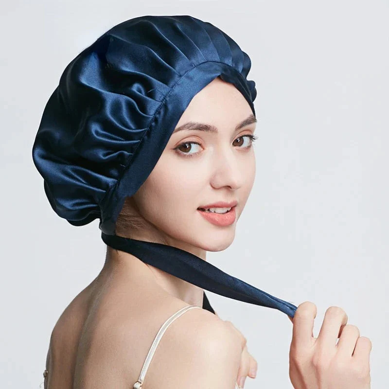 Silk Sleep Bonnet - Ultimate Hair Protection Overnight