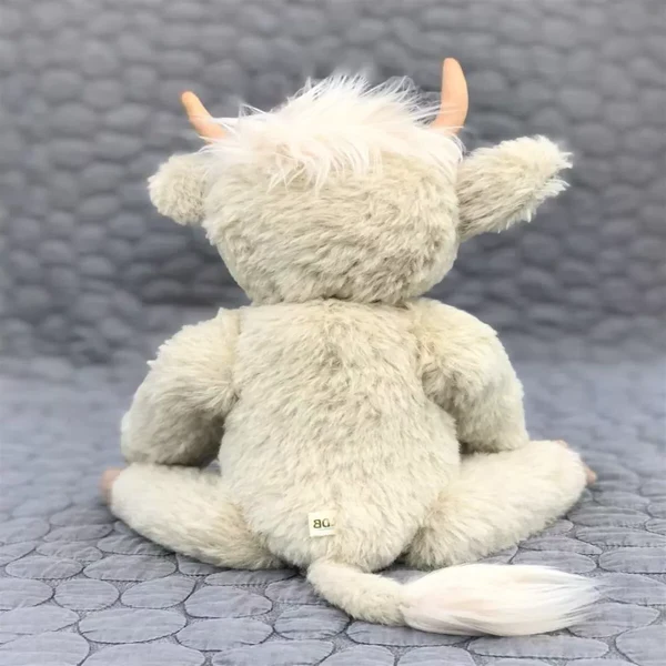 Handcrafted Plush Toy of Highland Cattle from Scotland