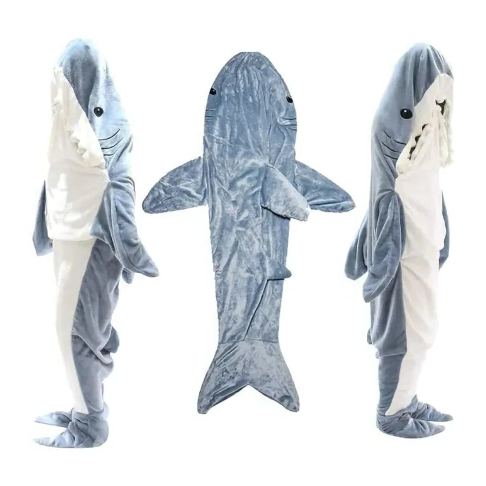 Hooded Blanket Made of Soft Fleece Fabric