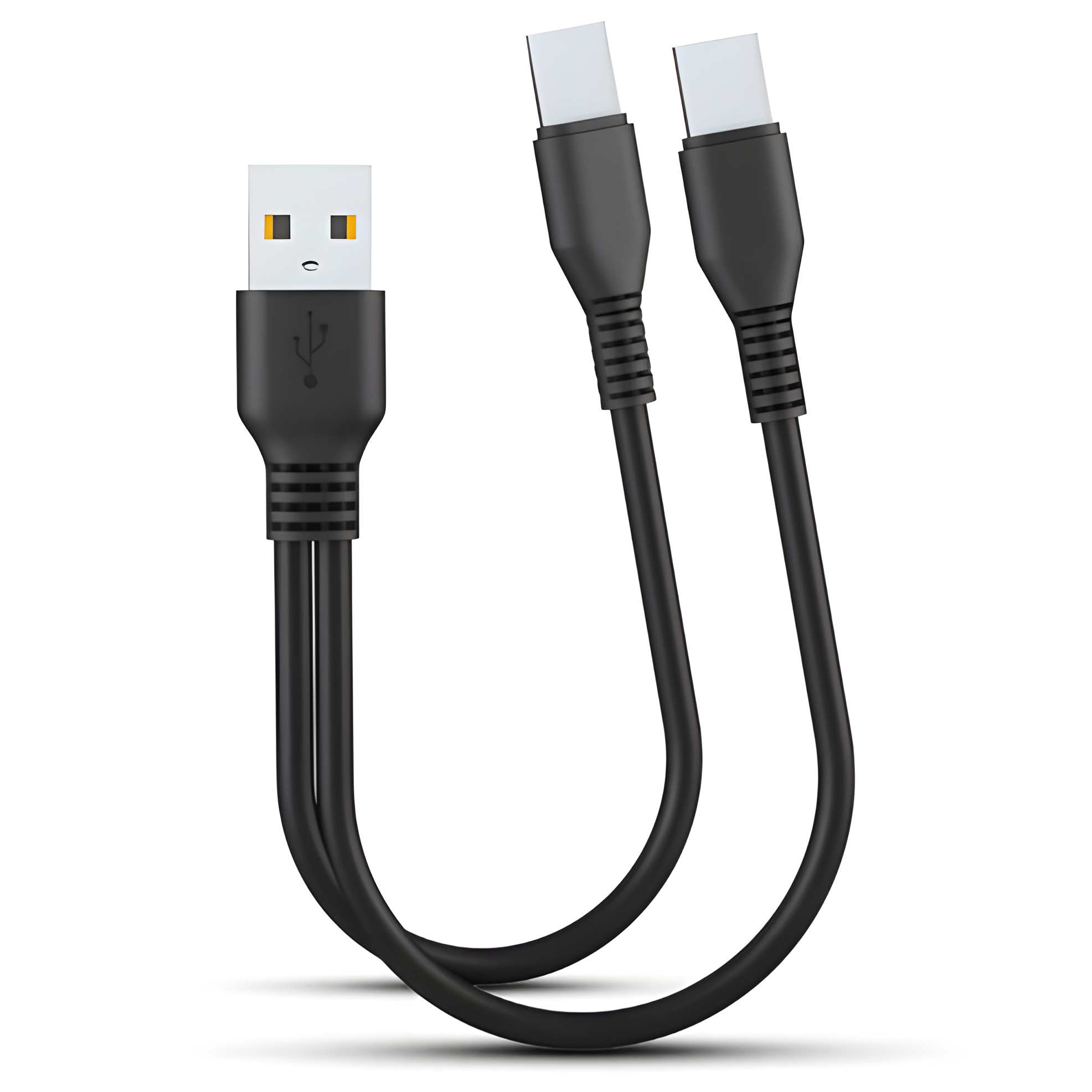 Multi-Port USB Charging Cable - 2-in-1 Design
