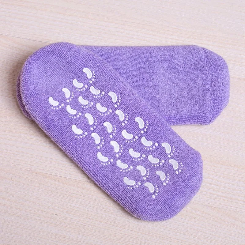 Spa Gel Lined Moisturizing Foot Socks