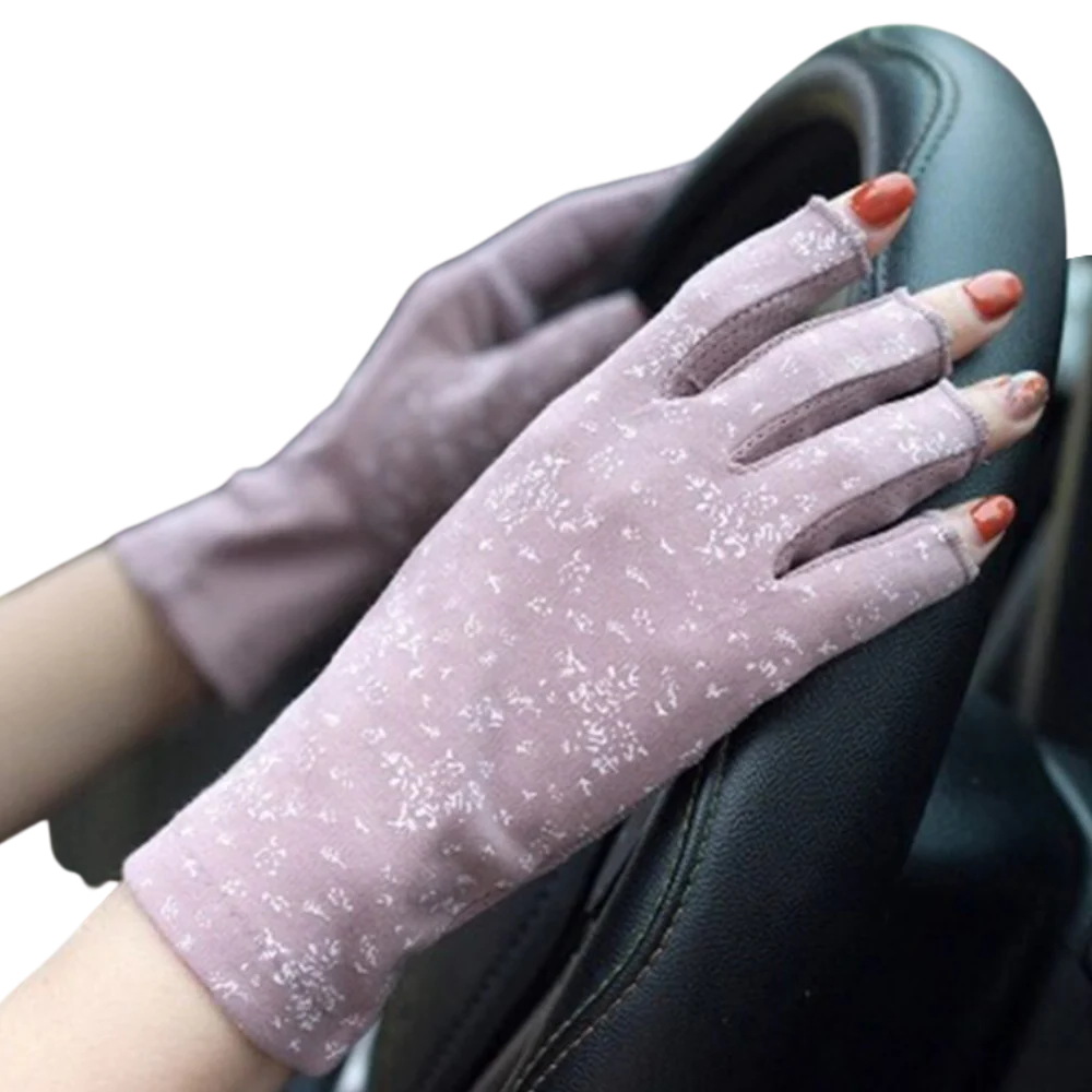 UV-Resistant Cotton Gloves for Sun Protection – Fashionable Design