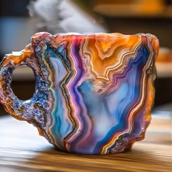 Chic Quartz Infused Coffee Cups