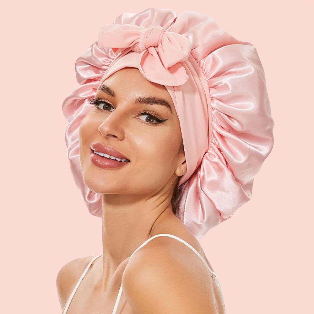 Silk Sleep Bonnet - Ultimate Hair Protection Overnight