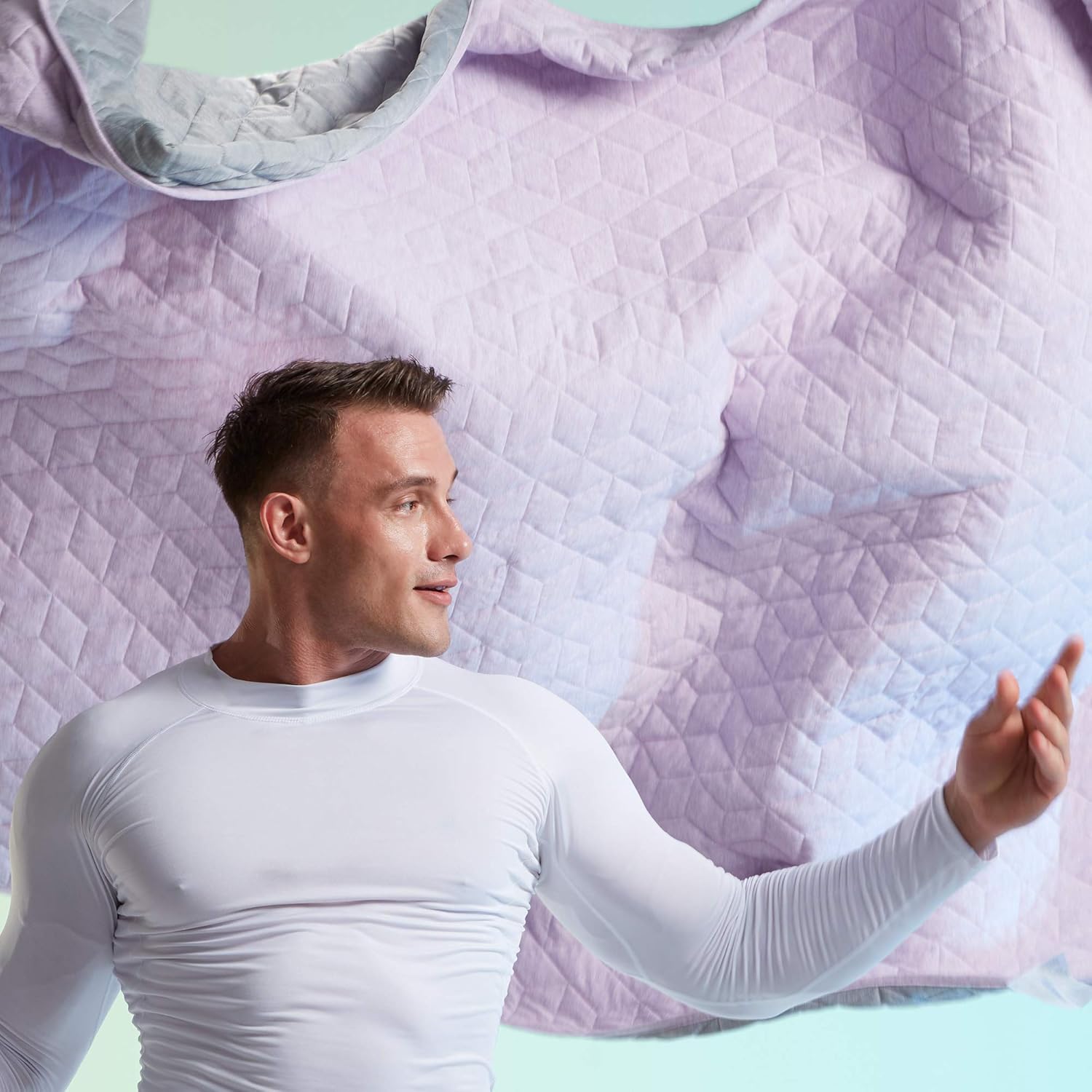 Lightweight Dual-Sided Cooling Blanket - Breathable Throw for Hot Sleepers