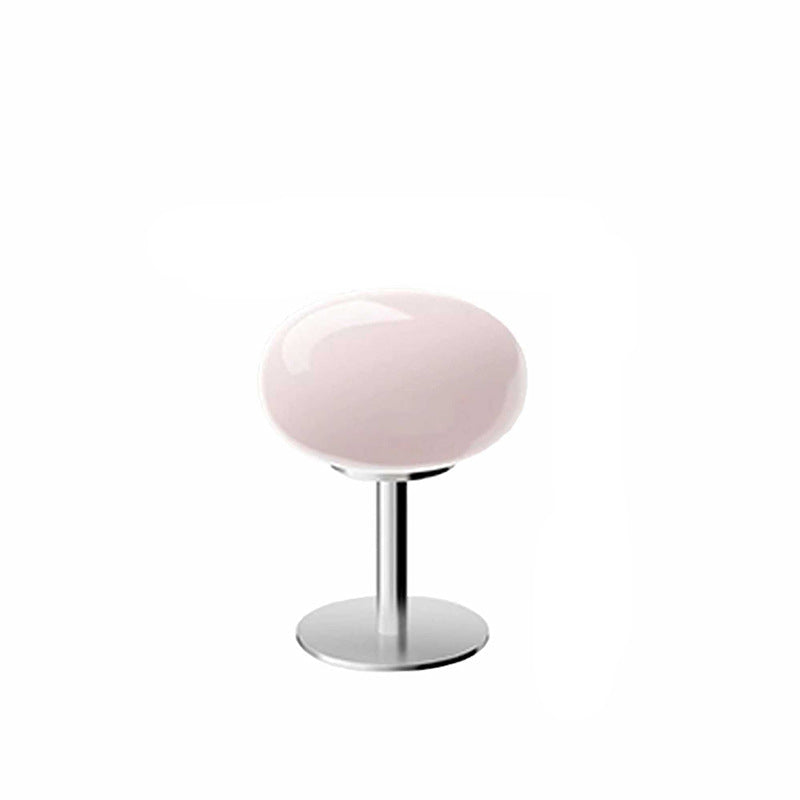 Luna Glow Elegant Glass Table Lamp with Adjustable LED Light