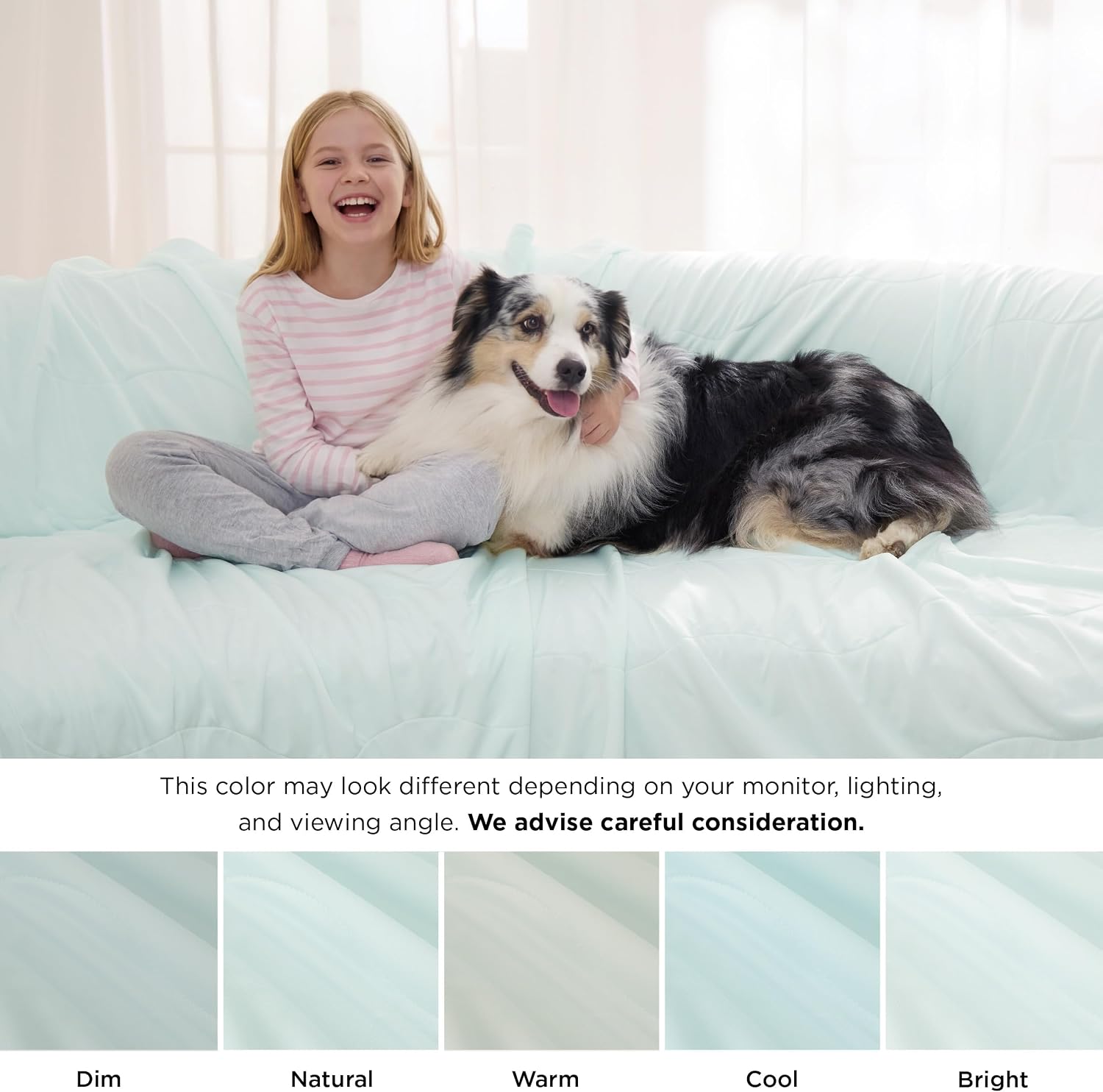 Cooling Blanket for Large Dogs - Breathable Air-Core Dog Mat, Washable