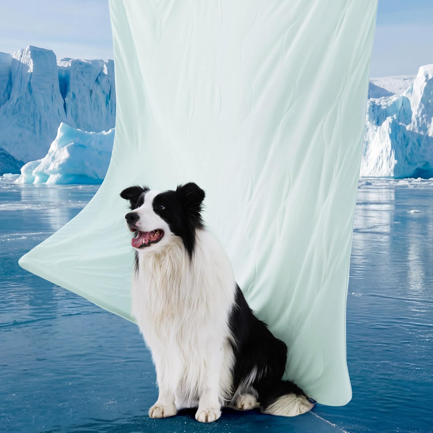 Cooling Blanket for Large Dogs - Breathable Air-Core Dog Mat, Washable