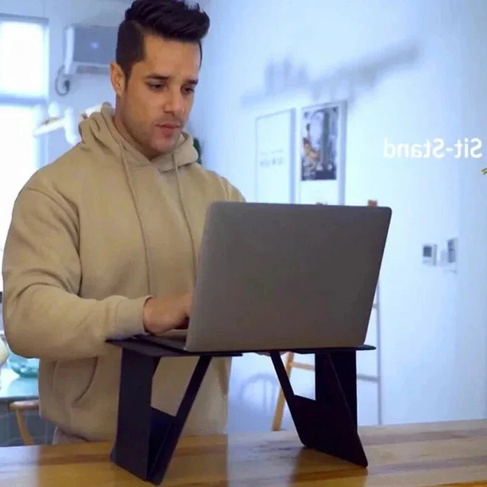Ultra-Slim Laptop Workstation Table for Space Saving