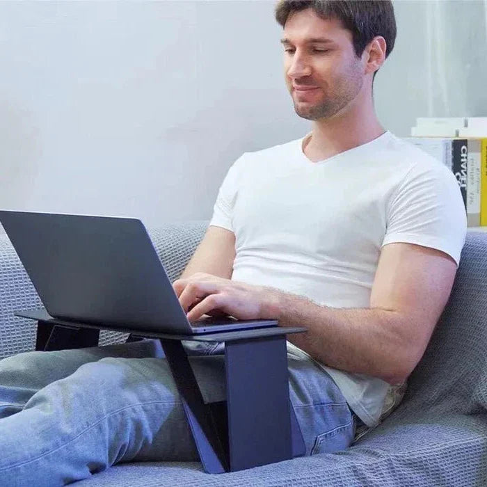Ultra-Slim Laptop Workstation Table for Space Saving