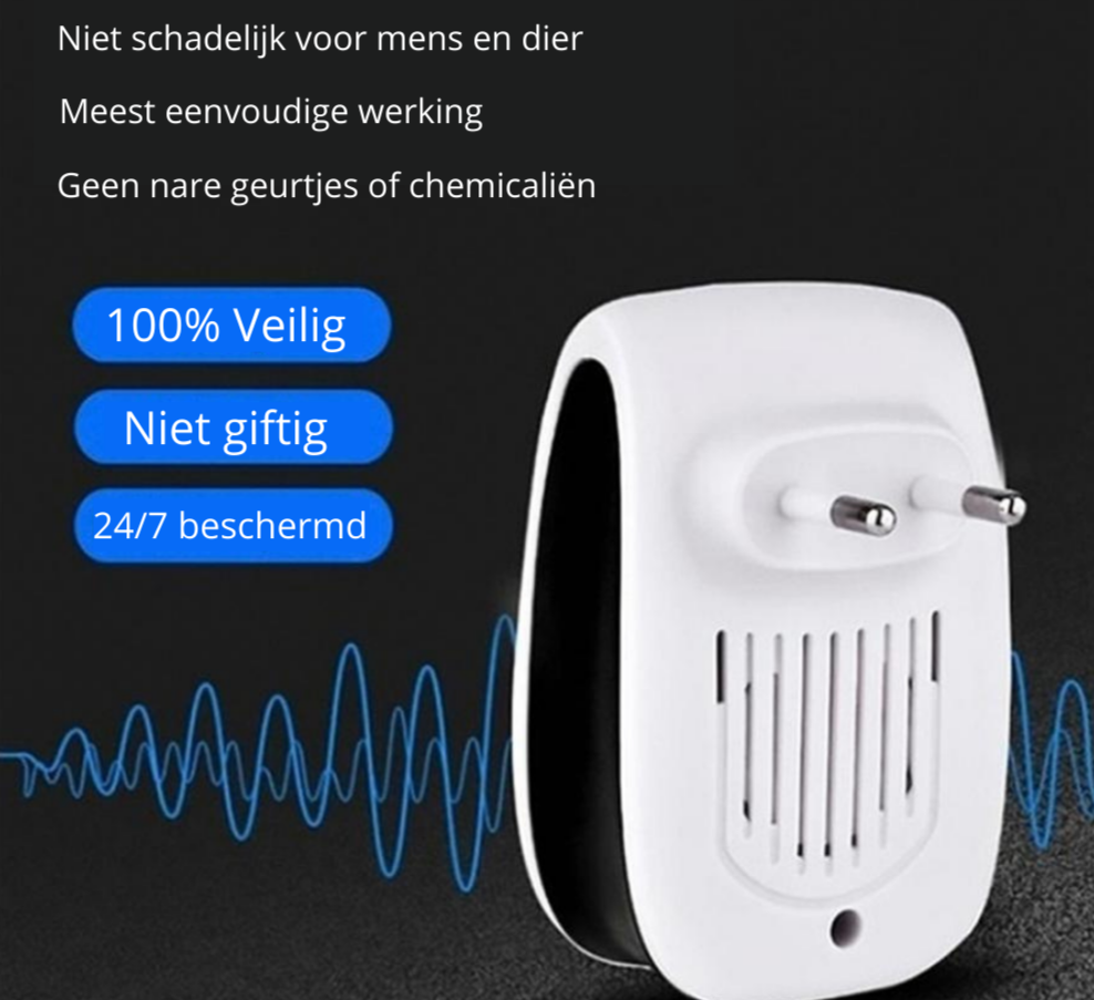 Chemical-Free Ultrasonic Pest Control Device – No Traps Needed