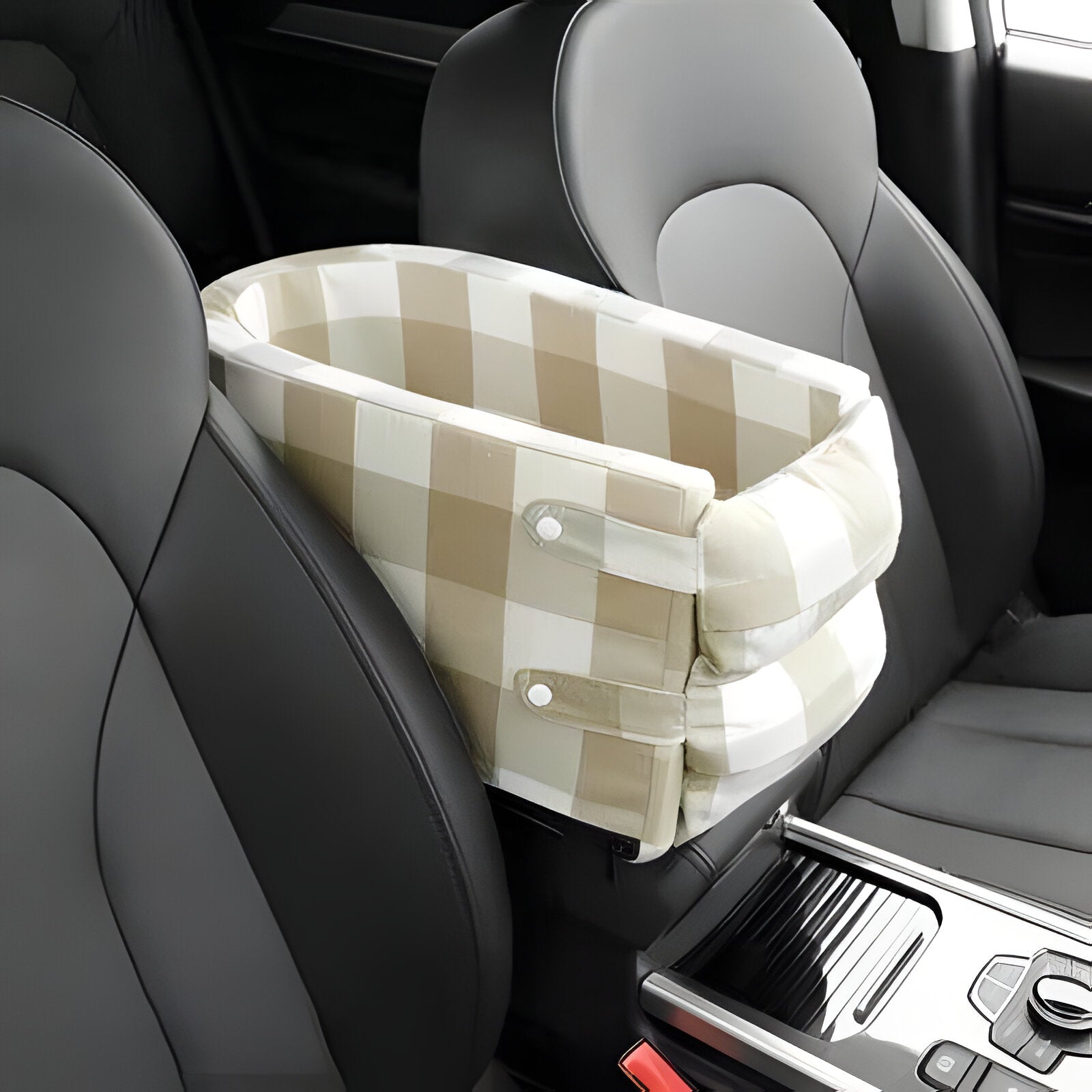 Compact Pet Car Seat for Small Dogs and Cats