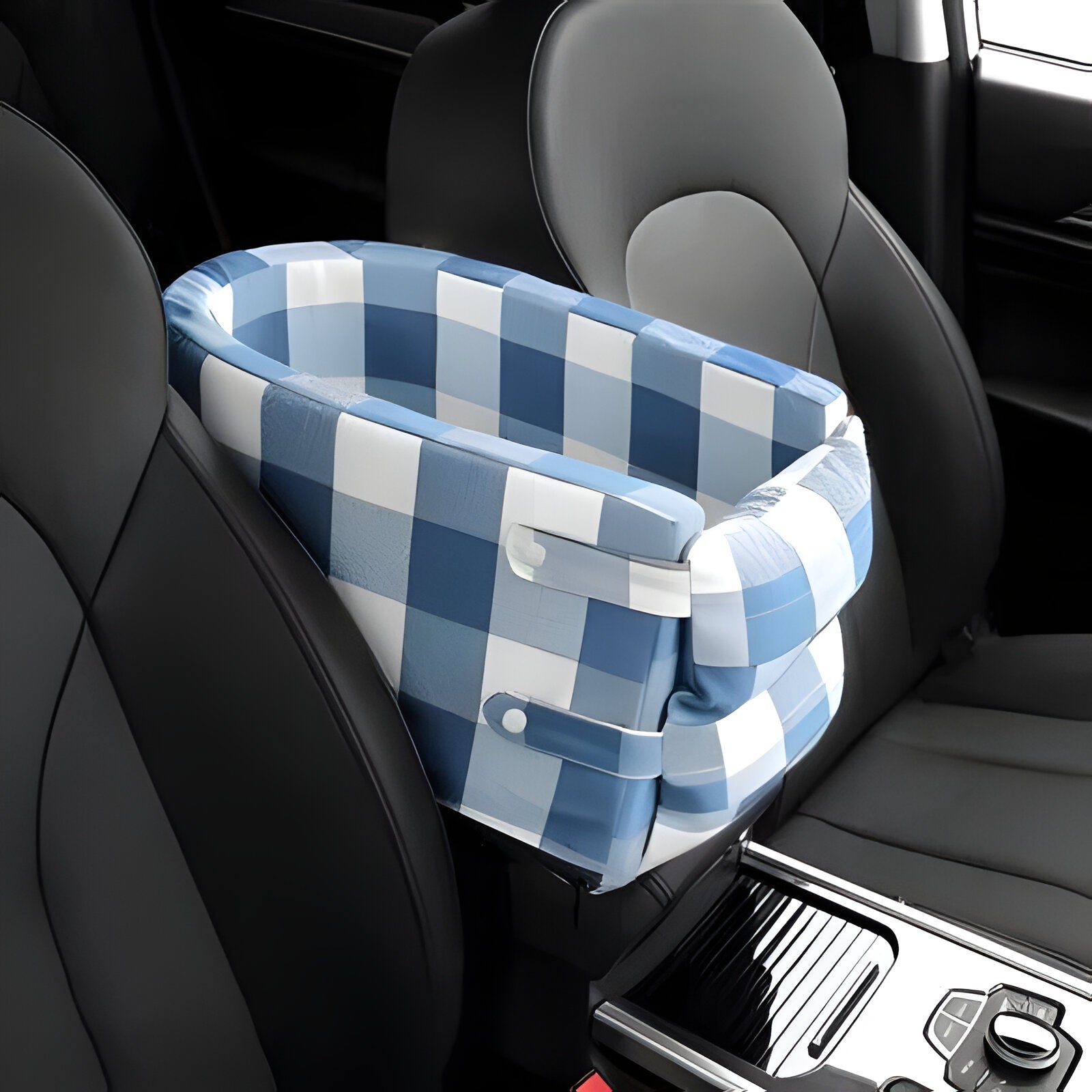 Compact Pet Car Seat for Small Dogs and Cats