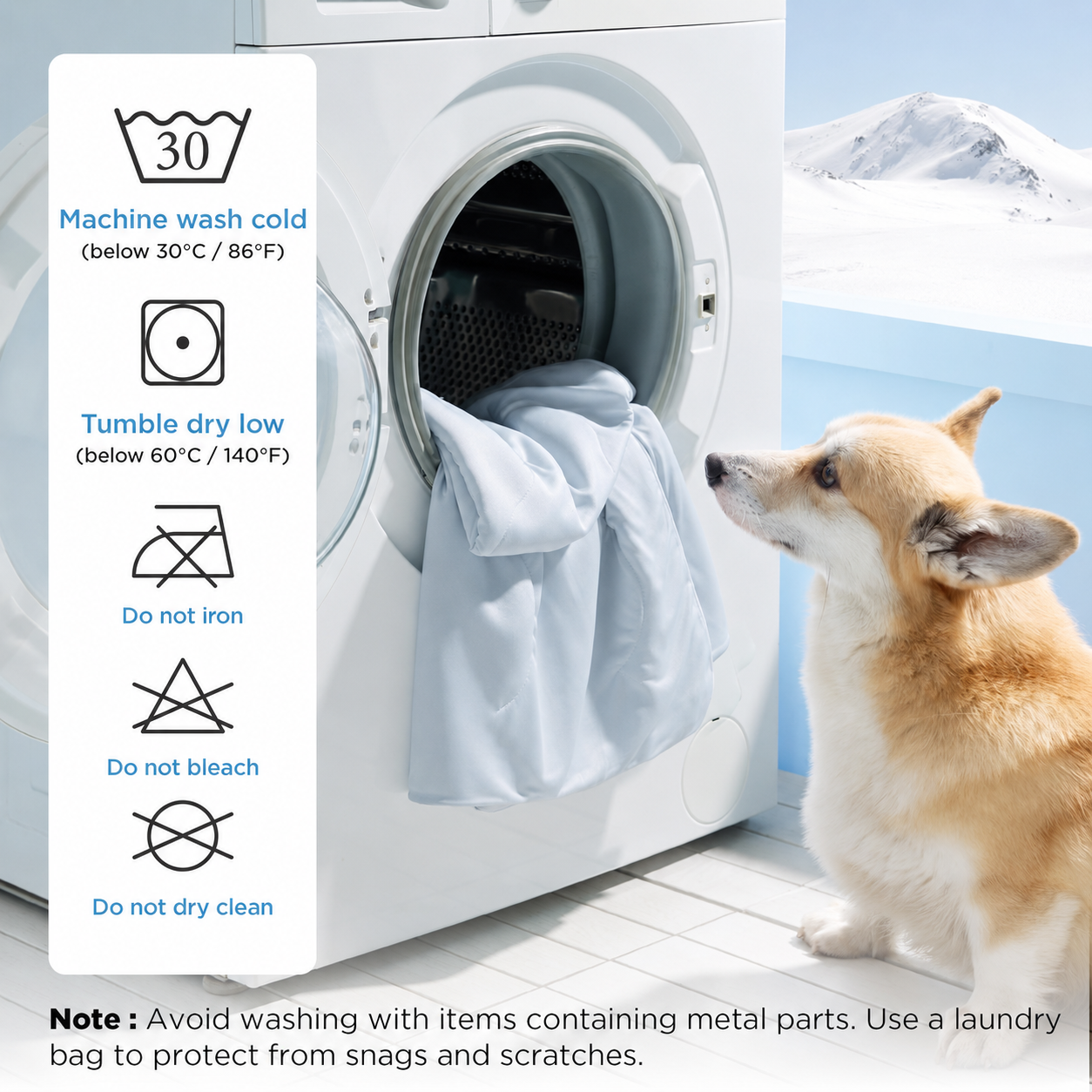 Cooling Blanket for Large Dogs - Breathable Air-Core Dog Mat, Washable