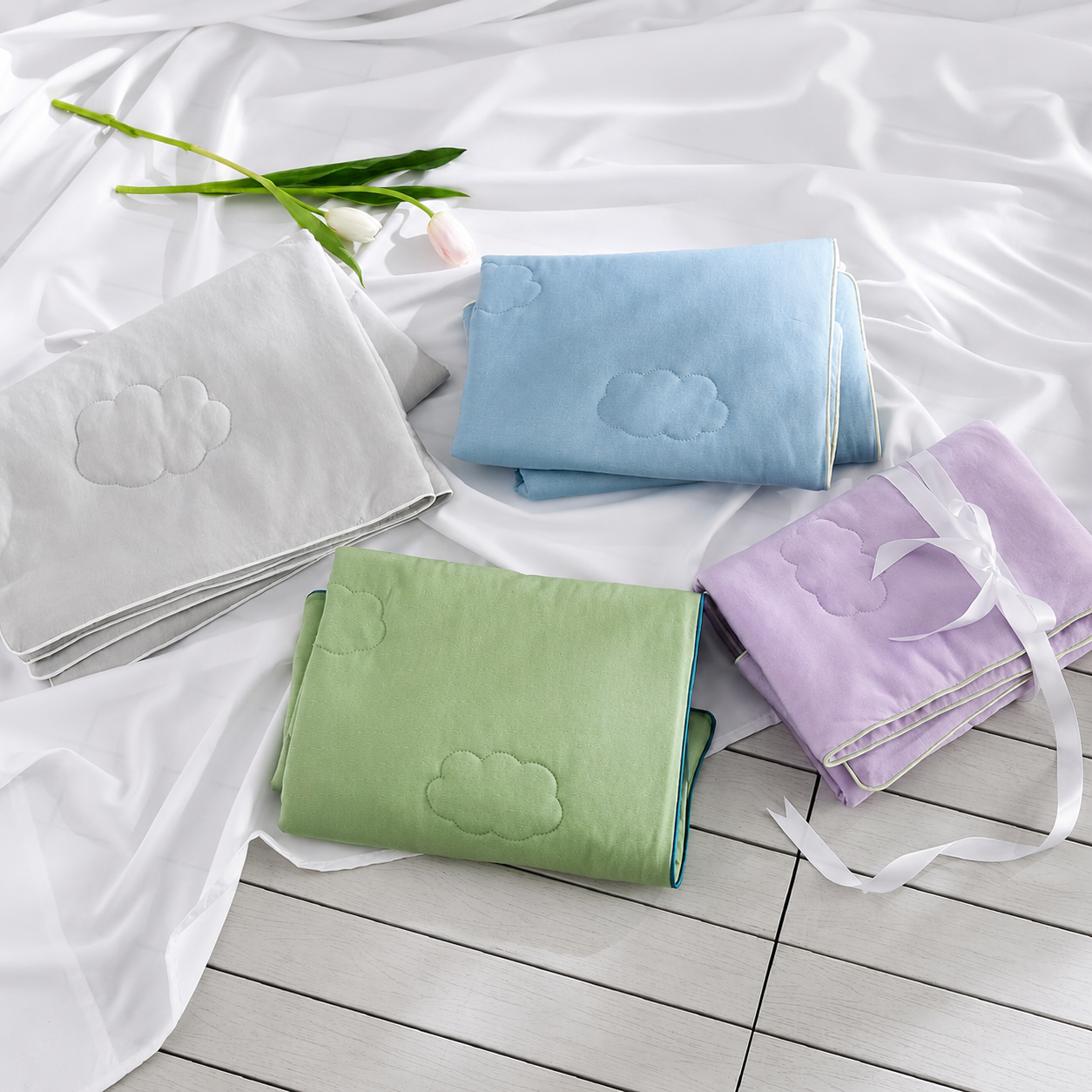 Cooling Dog Blanket with Q-MAX>0.4 | Washable Summer Throw for Pets